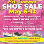 Shoe sale May 6-12