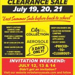 Mr. Bs Summer Clearnace Sale July side bar